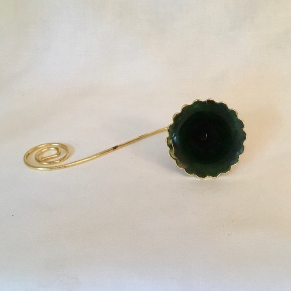 Vintage candle snifter, Christmas cloisonné - Picture 3 of 4